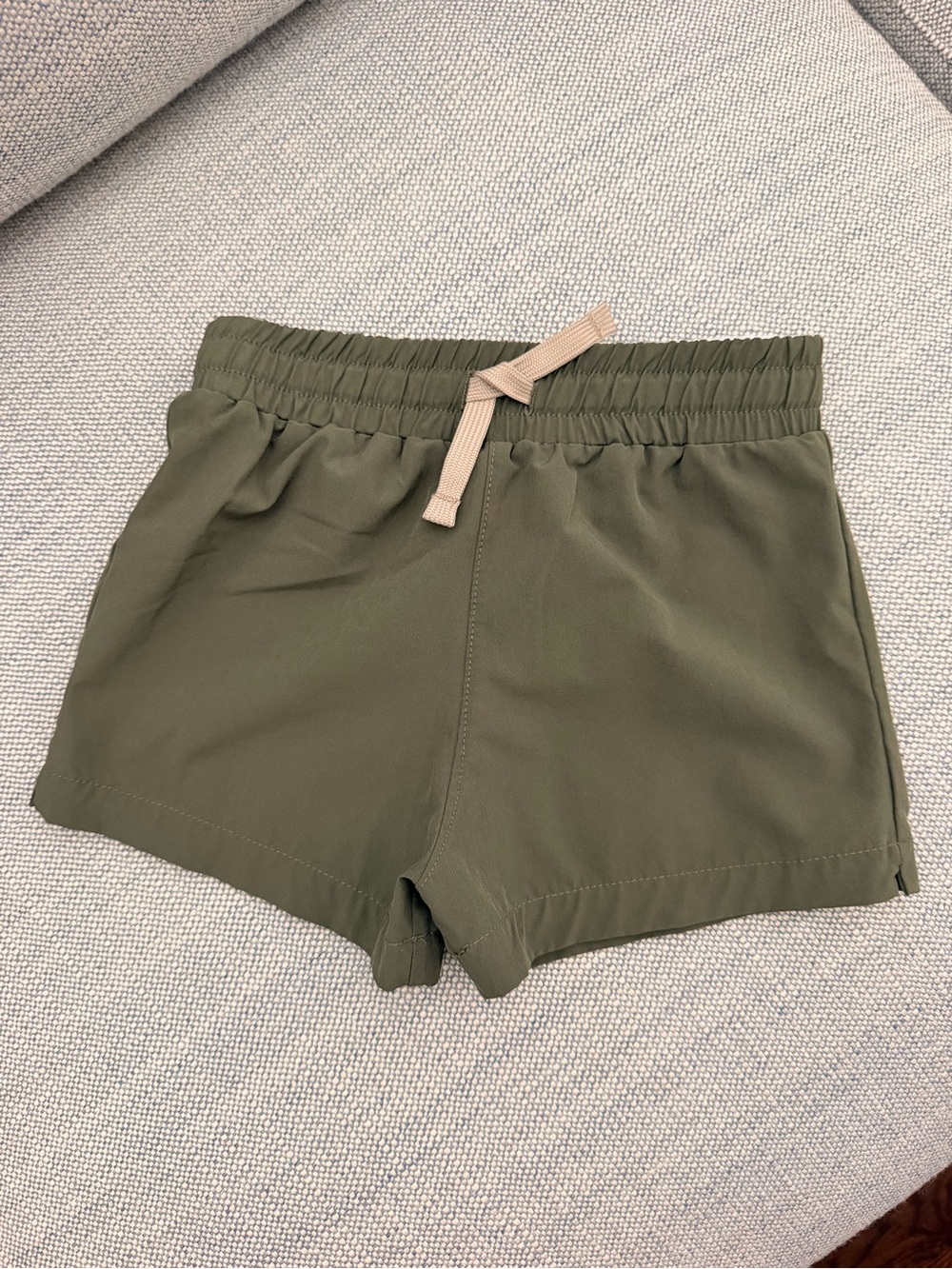 Cadets Olive Drawstring Waist Casual Shorts